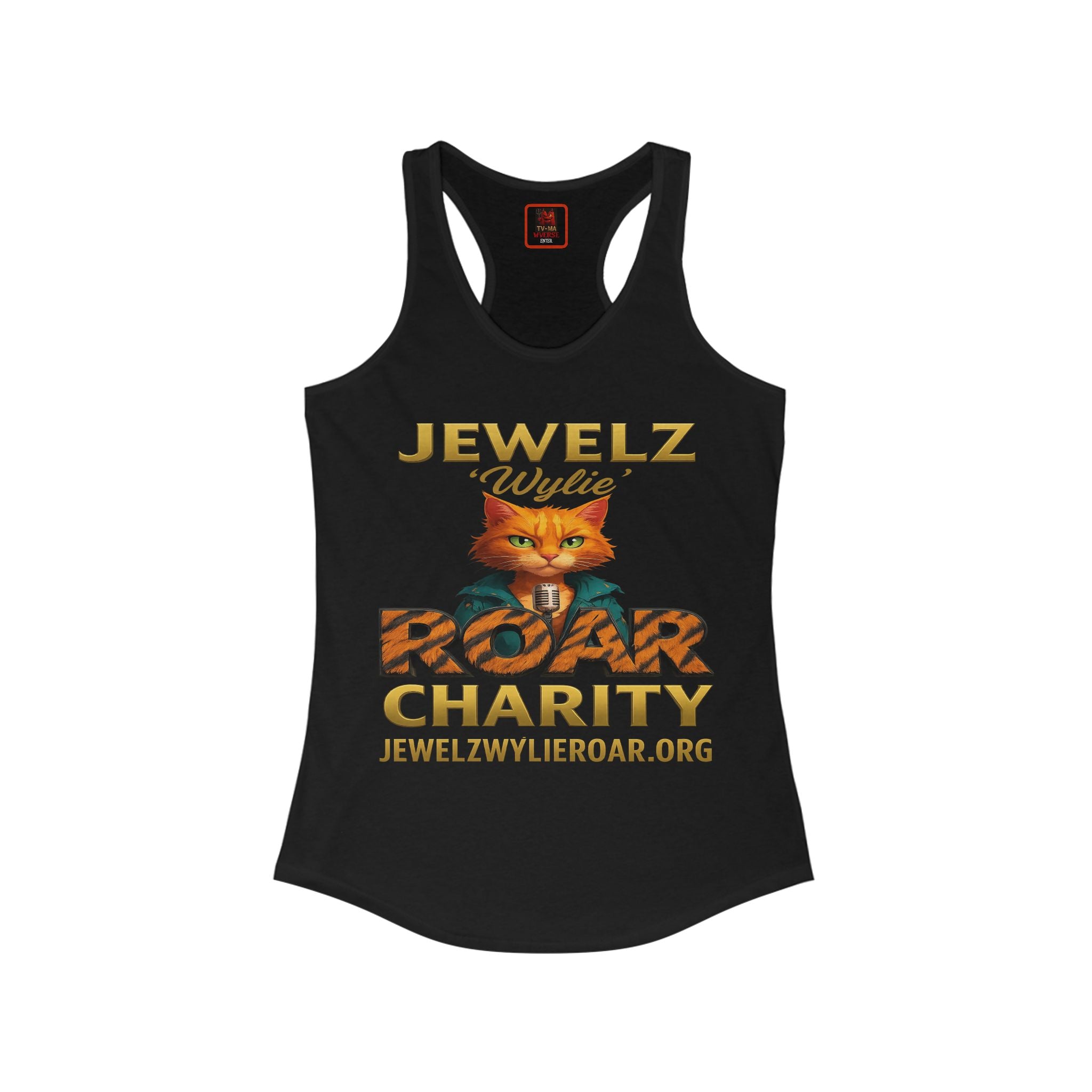 Jwelez ‘Wylie’ Roar Women's Ideal Racerback Tank