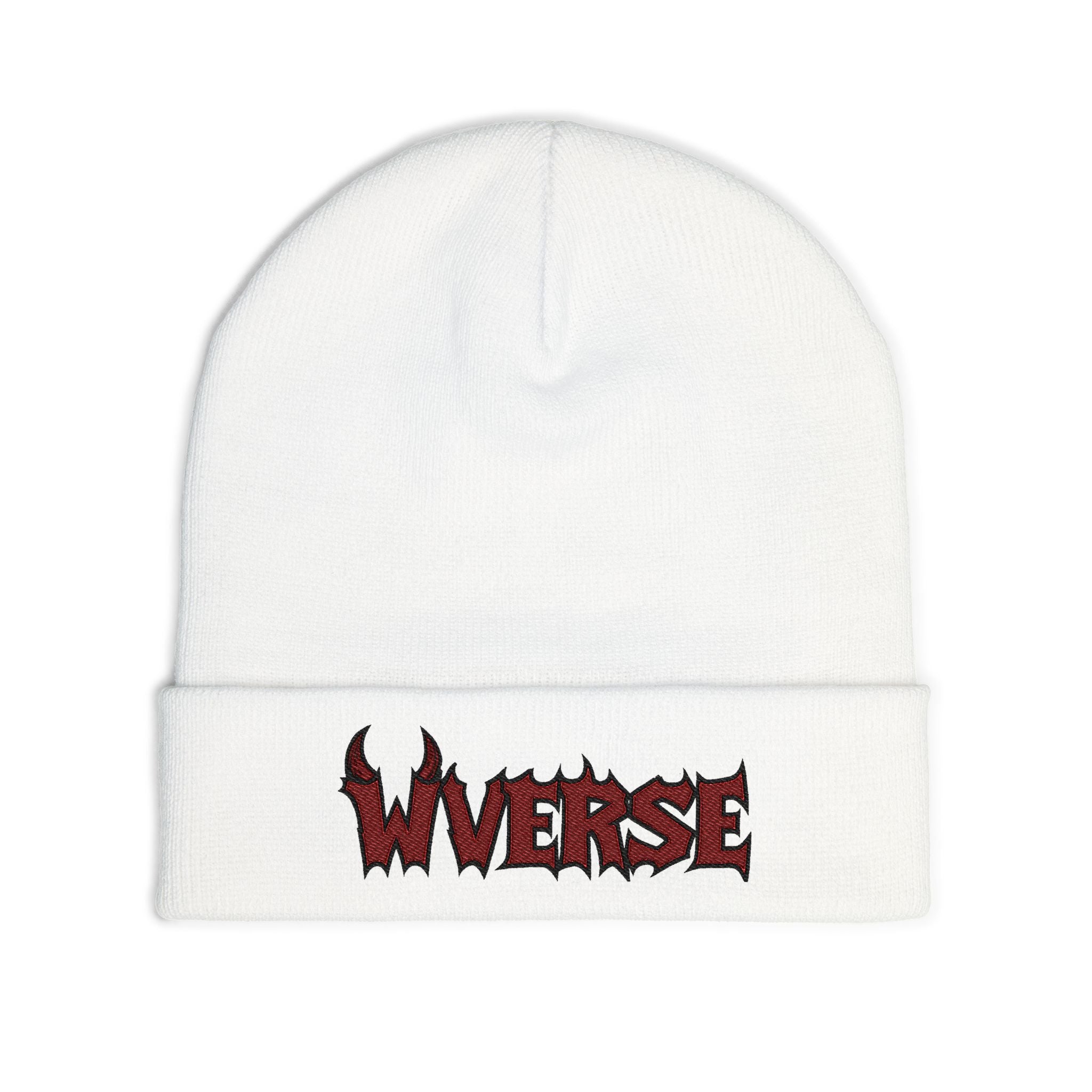 W Verse Branded Knit Beanie