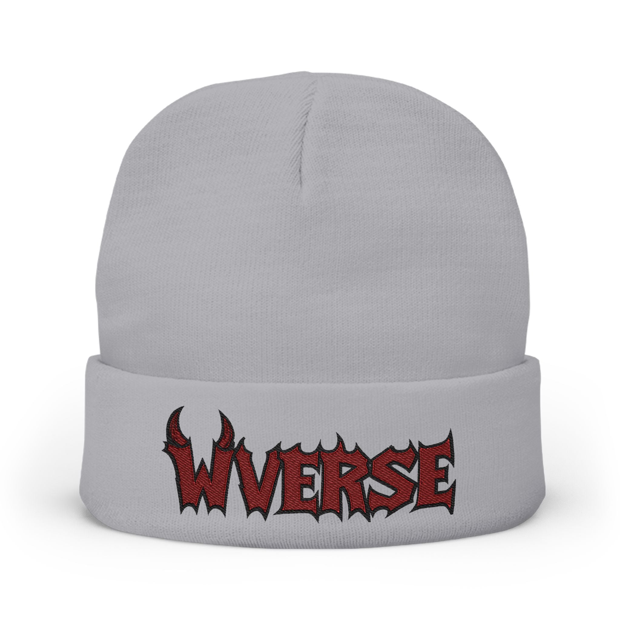 W Verse Branded Knit Beanie
