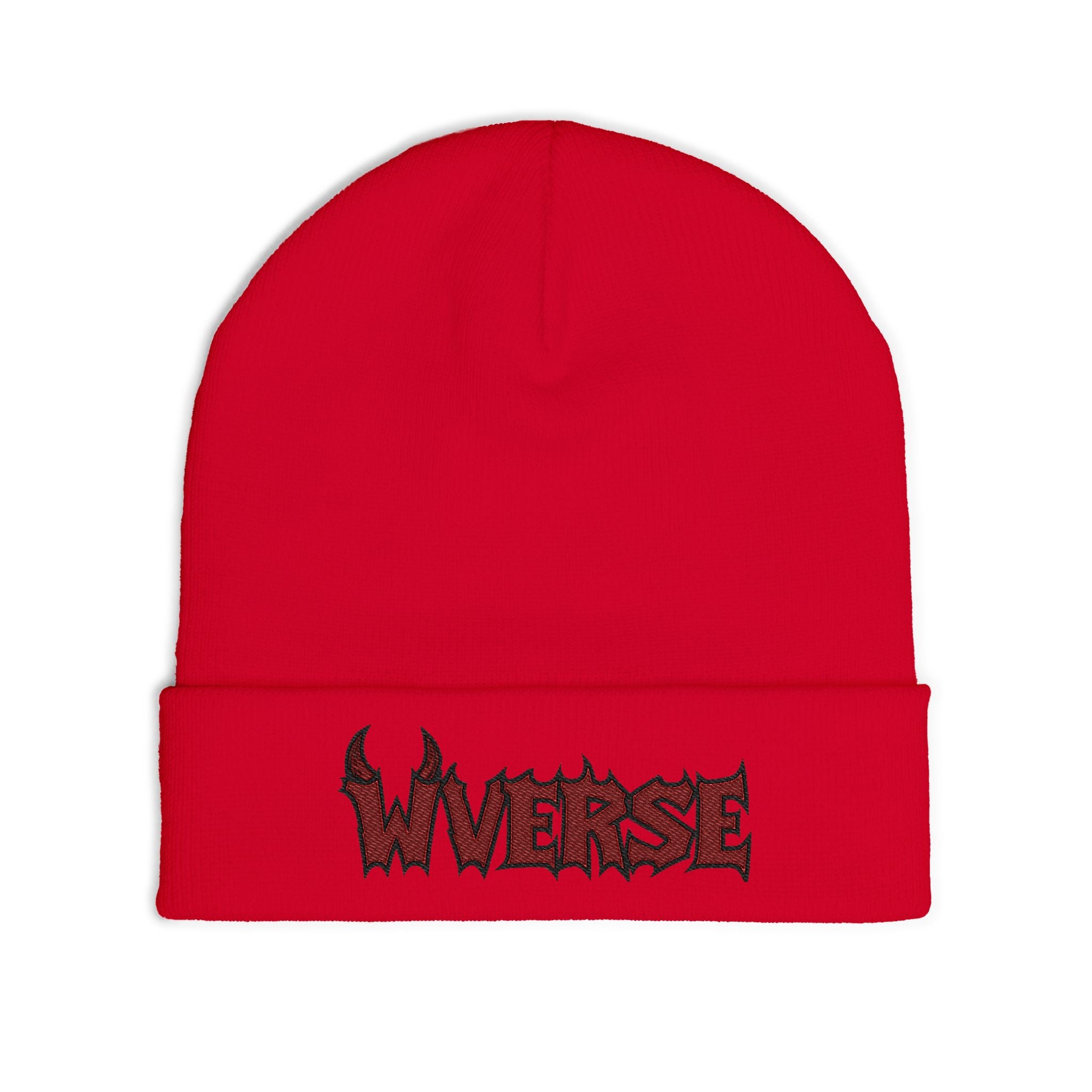 W Verse Branded Knit Beanie