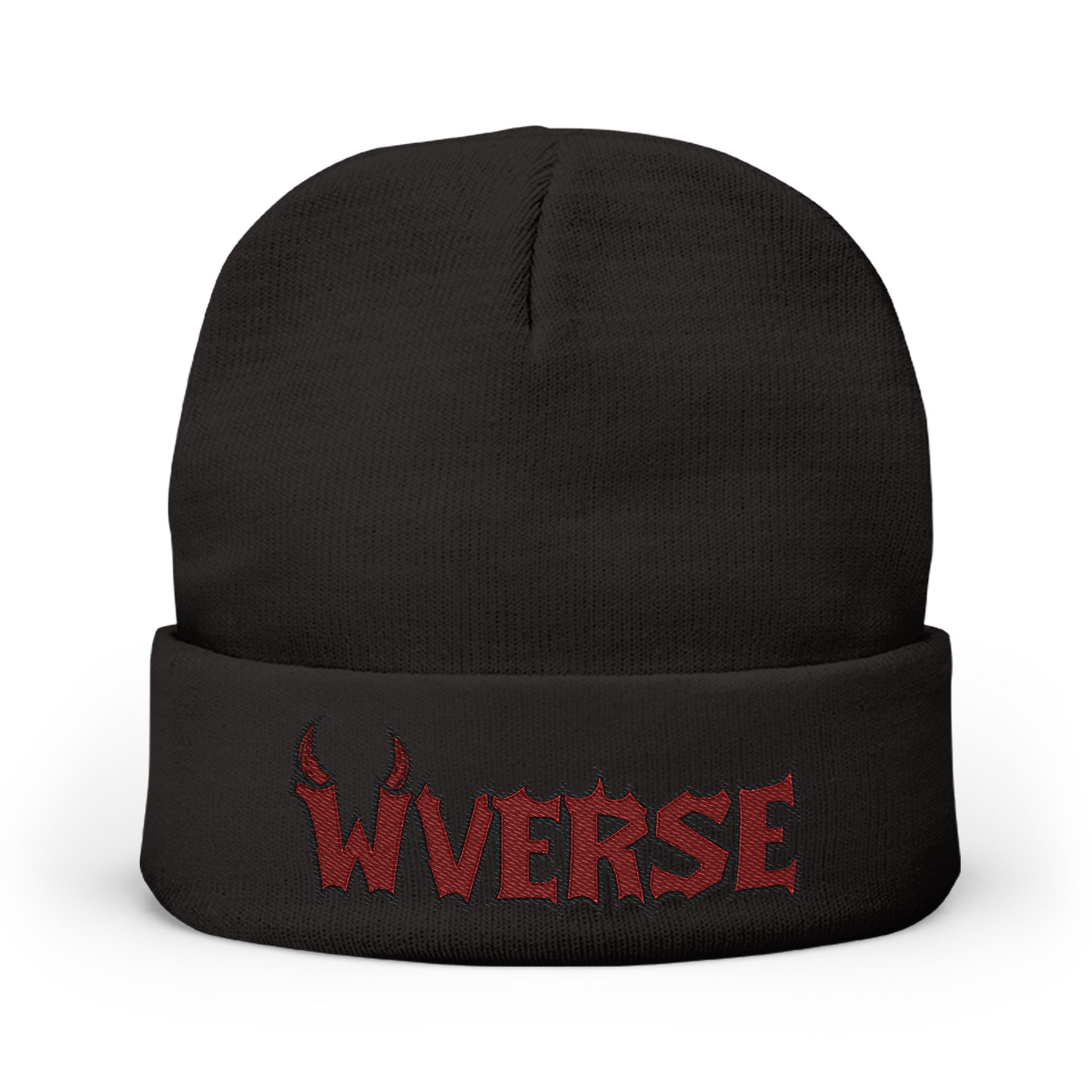 W Verse Branded Knit Beanie