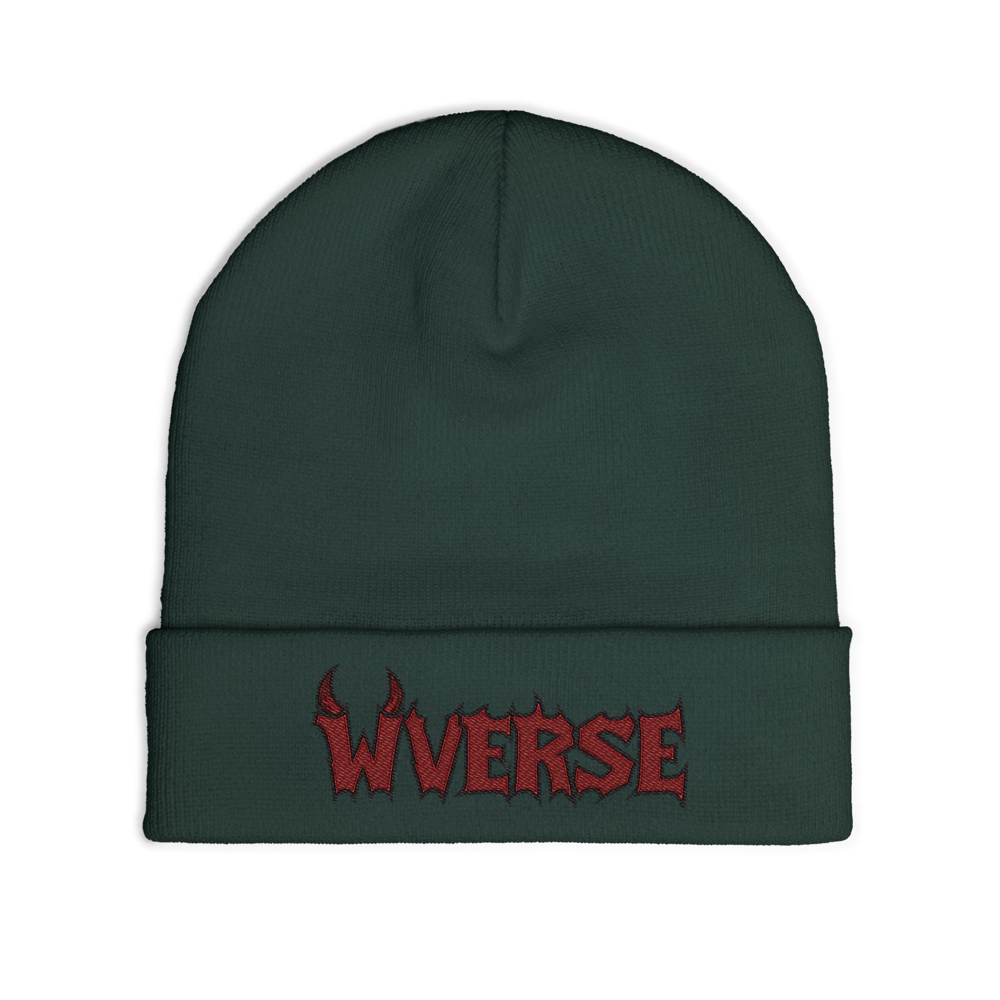 W Verse Branded Knit Beanie